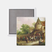 Das Dorf Fete Magnet (Vorderseite/Rückseite)