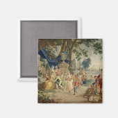 Das Dorf Fete nach D.Teniers Magnet (Vorderseite/Rückseite)