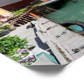 Das Dorf Fjærland, Fjord in Norwegen-Poster Poster (Ecke)