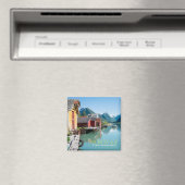 Das Dorf Fjærland, Norwegischer Textmagnet Magnet (In Situ (Geschirrspüler))