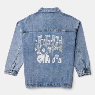 Das Dorf Jeansjacke