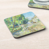 Das Dorf (Pastell auf Papier) Untersetzer (Linke Seite)