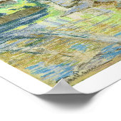 Das Dorf (pastellfarben auf dem Papier) Poster (Ecke)