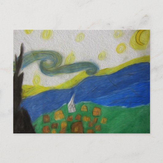 Das Dorf Postkarte (Vorderseite)