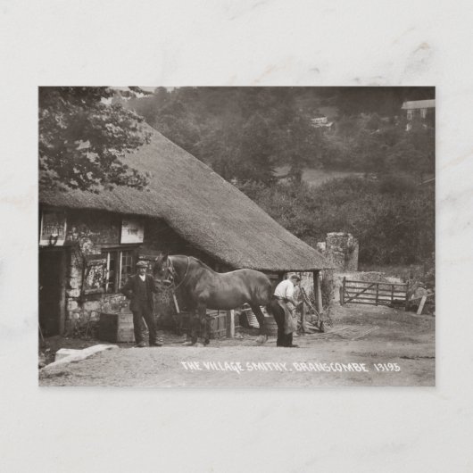 Das Dorf smithy sepithy postcard Postkarte (Vorderseite)