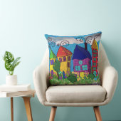 Das Dorf Throw Cushion Kissen (Stuhl )