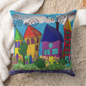 Das Dorf Throw Cushion Kissen (Decke)