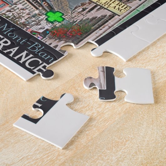 Das Dorf von Chamonix - BonW Puzzle (Seite)