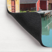 Das Dorf von Fjærland und Fjord, Norwegen von Mousepad (Ecke)