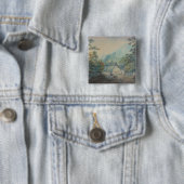 Das Dorf von Rydal, Westmorland Button (Beispiel)
