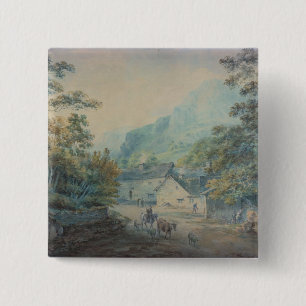 Das Dorf von Rydal, Westmorland Button
