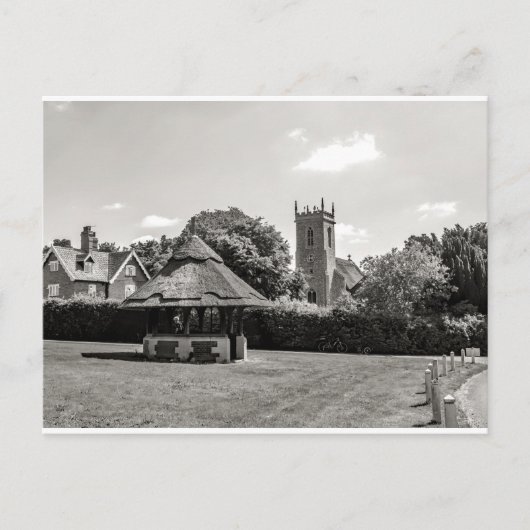 Das Dorfgrün, Woodbastwick Postkarte (Vorderseite)