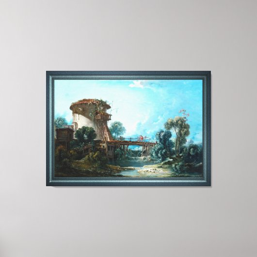 Das Dovecote von François Boucher Leinwanddruck (Vorderseite)