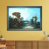 Das Dovecote von François Boucher Leinwanddruck (Insitu (Wohnzimmer))