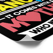 Das Down-Syndrom kommt nicht mit einer manuellen M Poster (Ecke)