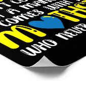 Das Down-Syndrom kommt nicht mit einer manuellen M Poster (Ecke)