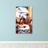 Das Downhill Club Werbeplakat Leinwanddruck (Insitu (Holzboden))