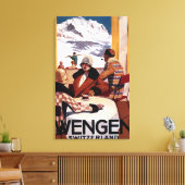 Das Downhill Club Werbeplakat Leinwanddruck (Insitu (Wohnzimmer))
