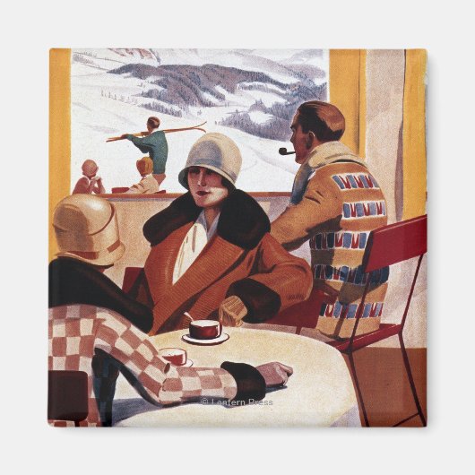 Das Downhill Club Werbeplakat Magnet (Vorne)