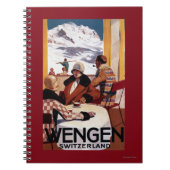 Das Downhill Club Werbeplakat Notizblock (Vorderseite)