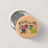 Das Dr.Bones u. Tetra- das Show-Logo-Button Button (Vorne & Hinten)