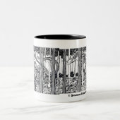 Das Drache-Holz Zweifarbige Tasse (Mittel)