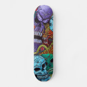 Das Drache-Wächter-Skateboard Skateboard (Vorderseite)