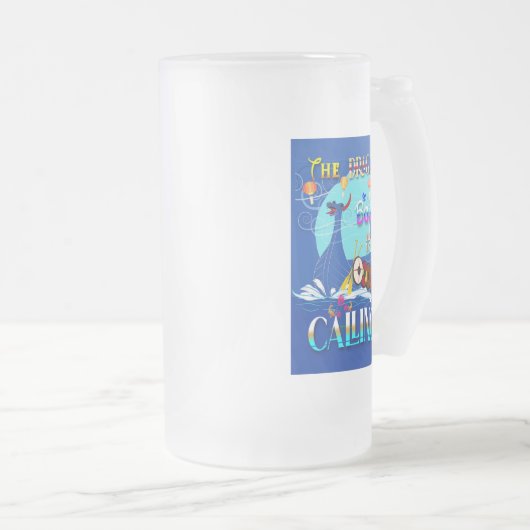 Das Drachenboot ruft Mattglas Bierglas (VorderseiteRechts)