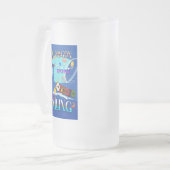 Das Drachenboot ruft Mattglas Bierglas (Vorderseite Links)