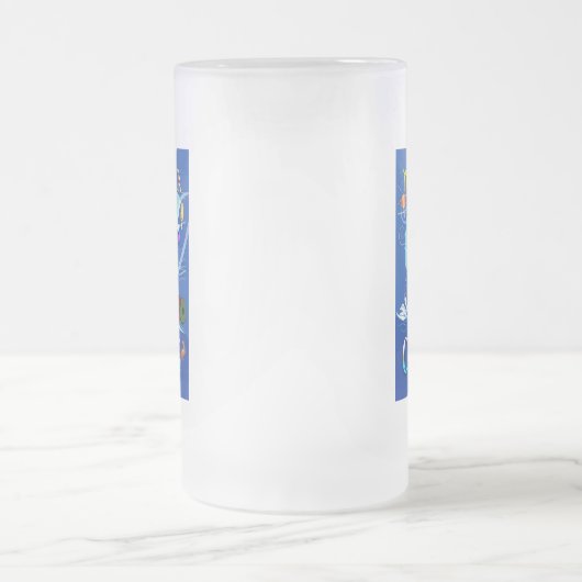 Das Drachenboot ruft Mattglas Bierglas (Mittel)