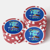 Das Drachenboot ruft Pokerchips (Stapel)