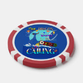 Das Drachenboot ruft Pokerchips (Einzeln)