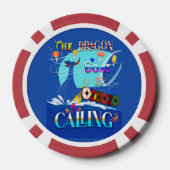 Das Drachenboot ruft Pokerchips (Rückseite)