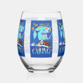 Das Drachenboot ruft Weinglas Ohne Stiel (Links)