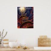 Das Drachenladenposter klettern Poster (Küche)