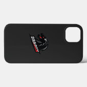 das Drachenlogo auf schwarzem Hintergrund Case-Mate iPhone Hülle (Rückseite (Horizontal))