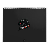 das Drachenlogo auf schwarzem Hintergrund Kalender (Titelbild)