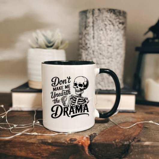 Das Drama ans Licht bringen Tasse