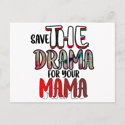 Das Drama Feiertagspostkarte (Vorderseite)