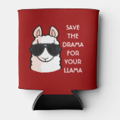 Das Drama für deinen Lama gerettet Dosenkühler (Vorderseite)