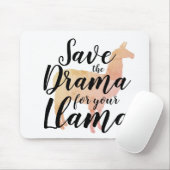 Das Drama für deinen Lama gerettet Mousepad (Mit Mouse)