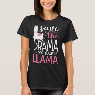 Das Drama für deinen Lama Niedlich gerettet T-Shirt