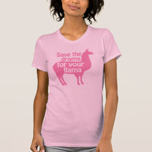 Das Drama für Ihr Llama-Shirt gerettet T-Shirt
