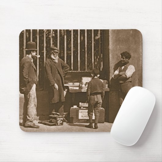 Das drastische Schuh-Schwarze, 1876-77 Mousepad (Mit Mouse)