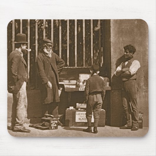 Das drastische Schuh-Schwarze, 1876-77 Mousepad (Vorne)