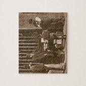Das drastische Schuh-Schwarze, 1876-77 Puzzle (Vertikal)
