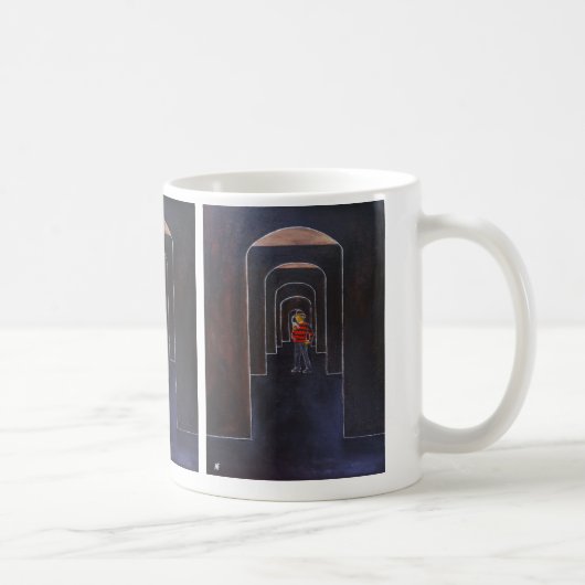 Das Dream Stalker Gemälde von Alfred Fox Kaffeetasse (Rechts)