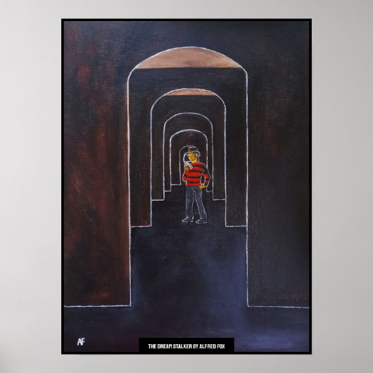 Das Dream Stalker Gemälde von Alfred Fox Poster (Vorne)