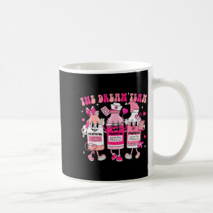 Das Dream Team Retro Groovy Krankenschwester Mediz Kaffeetasse