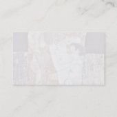 Das drei Alter der Frau durch Klimt Gustav Visitenkarte (Rückseite)